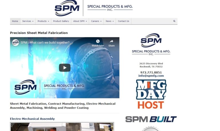 Special Products & Mfg., Inc.